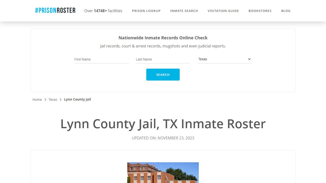 Lynn County Jail, TX Inmate Roster - Prisonroster